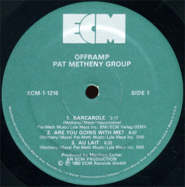 Pat Metheny Group - Offramp (LP, Album) (Very Good Plus (VG+))