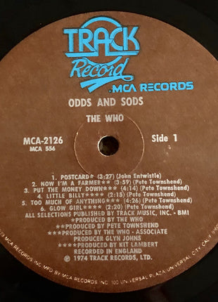 The Who : Odds & Sods (LP, Comp, Glo)