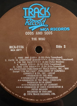 The Who : Odds & Sods (LP, Comp, Glo)