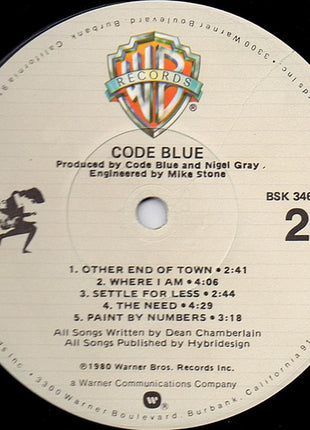 Code Blue (5) : Code Blue (LP, Album, Los)