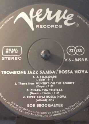 Bob Brookmeyer : Trombone Jazz Samba / Bossa Nova (LP, Album)