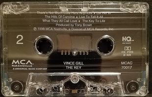 Vince Gill : The Key (Cass)