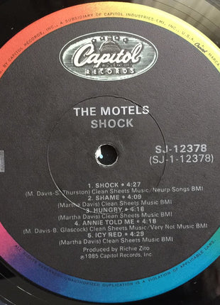 The Motels : Shock (LP, Album, Jac)