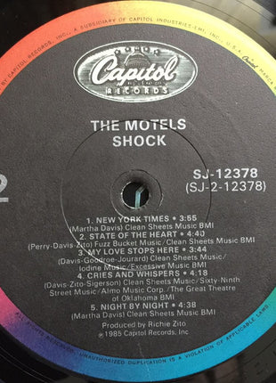 The Motels : Shock (LP, Album, Jac)