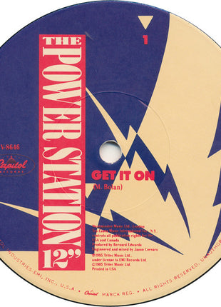 The Power Station : Get It On (12", Single)