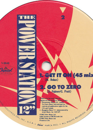 The Power Station : Get It On (12", Single)