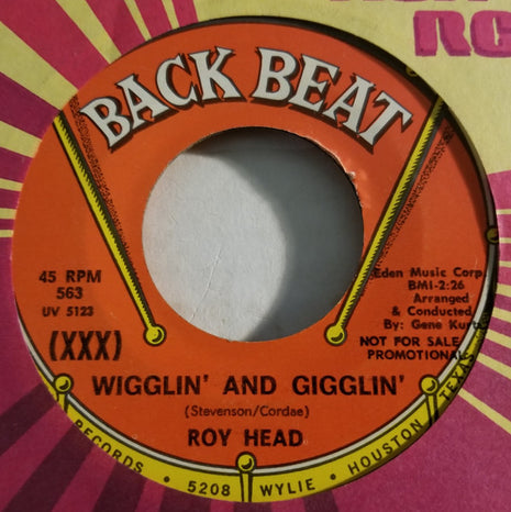 Roy Head : Wigglin' And Gigglin' (7", Single, Promo)