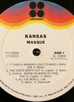 Kansas (2) : Masque (LP, Album, Ter)