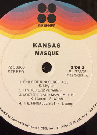 Kansas (2) : Masque (LP, Album, Ter)