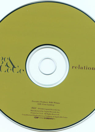 Bebe & Cece Winans : Relationships (CD, Album)