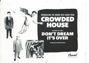 Crowded House : Don't Dream It's Over (7", Single, Spe)