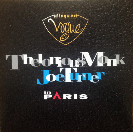 Thelonious Monk / Joe Turner : In Paris (CD, Comp)