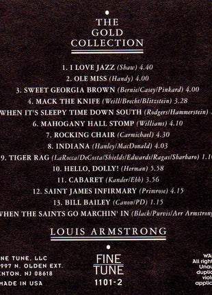 Louis Armstrong : The Gold Collection (CD, Comp, Gol)
