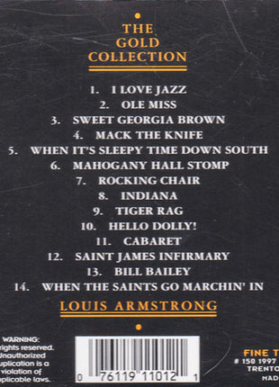 Louis Armstrong : The Gold Collection (CD, Comp, Gol)