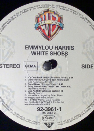 Emmylou Harris : White Shoes (LP, Album)