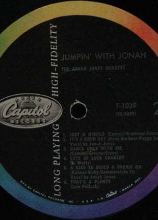 The Jonah Jones Quartet : Jumpin' With Jonah (LP, Album, Mono)