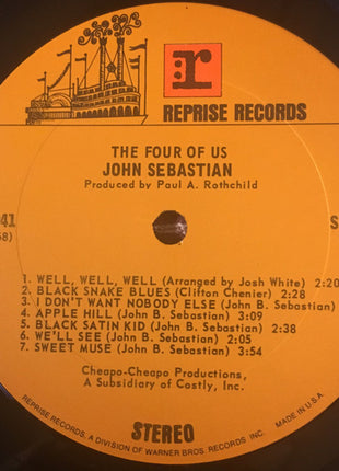 John Sebastian : The Four Of Us (LP, Album, Ter)