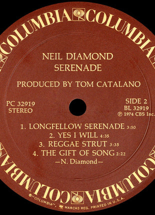 Neil Diamond : Serenade (LP, Album, RE)