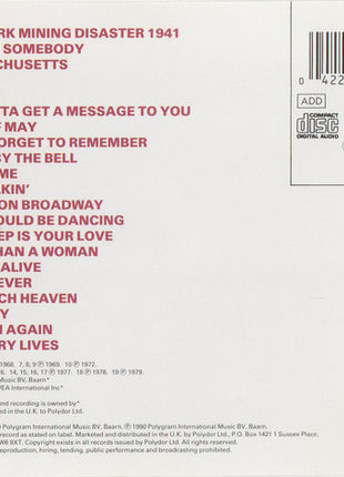 Bee Gees : The Very Best Of The Bee Gees (CD, Comp, RP)