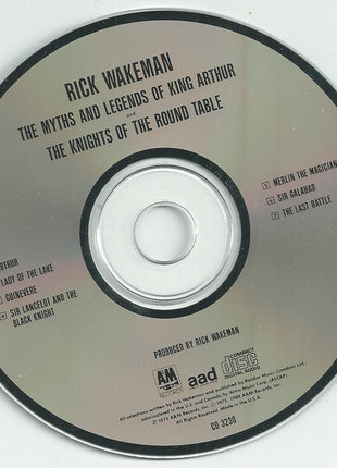 Rick Wakeman : The Myths And Legends Of King Arthur And The Knights Of The Round Table (CD, Album, RE)
