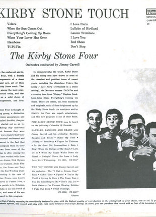 The Kirby Stone Four : The Kirby Stone Touch (LP, Album, RE)