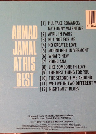 Ahmad Jamal : At His Best (CD, Comp)