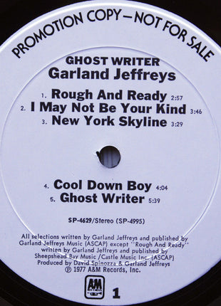 Garland Jeffreys : Ghost Writer (LP, Album, Promo, Mon)