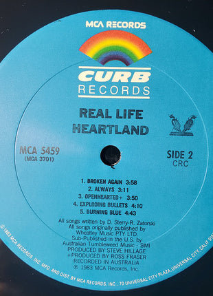 Real Life : Heartland (LP, Album, Club)