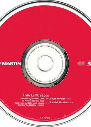 Ricky Martin : Livin' La Vida Loca (CD, Single)