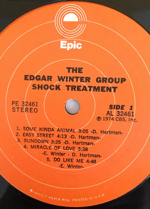 The Edgar Winter Group : Shock Treatment (LP, Album, Pit)