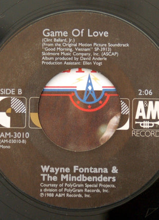 Louis Armstrong / Wayne Fontana & The Mindbenders : What A Wonderful World / Game Of Love (7", Mono)