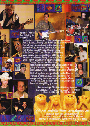 Teresa James & The Rhythm Tramps : The Rhythm Method (CD, Album)