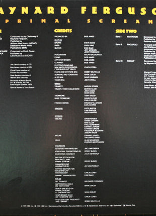 Maynard Ferguson : Primal Scream (LP, Album, Ter)