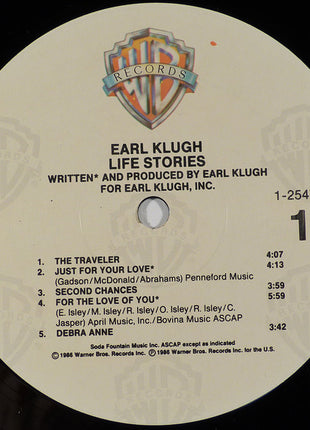 Earl Klugh : Life Stories (LP, Album)