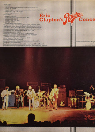 Eric Clapton : Eric Clapton's Rainbow Concert (LP, Album, RI )