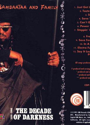 Afrika Bambaataa & Family : The Decade Of Darkness 1990-2000 (CD, Album)