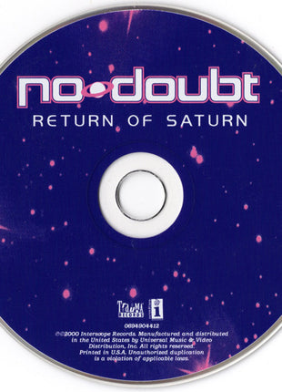No Doubt : Return Of Saturn (CD, Album)