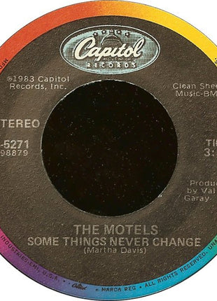 The Motels : Suddenly Last Summer / Some Things Never Change (7", Jac)