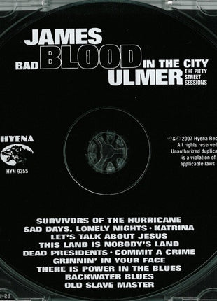 James Blood Ulmer : Bad Blood In The City: The Piety Street Sessions (CD, Album)