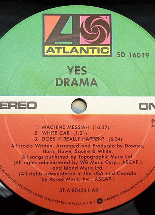 Yes : Drama (LP, Album, AR,)