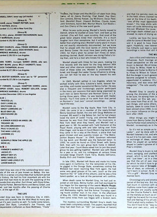 Wardell Gray : Memorial Album (2xLP, Comp, Mono)