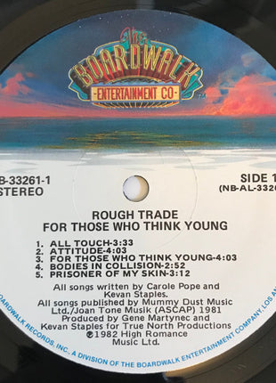 Rough Trade : For Those Who Think Young (LP, Album)