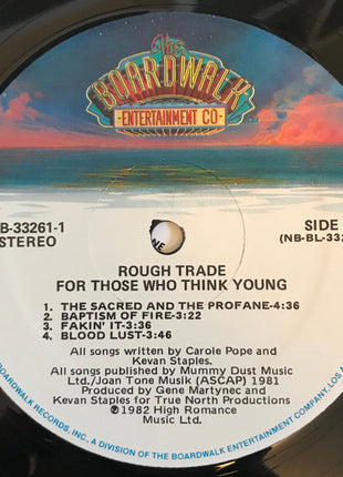 Rough Trade : For Those Who Think Young (LP, Album)