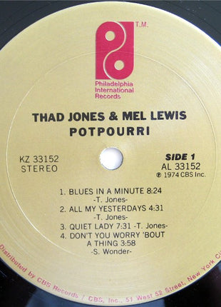 Thad Jones & Mel Lewis : Potpourri (LP, Album)