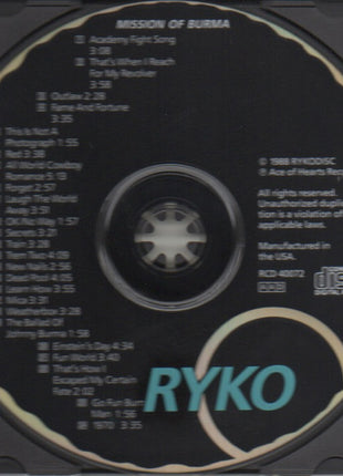 Mission Of Burma : Mission Of Burma (CD, Comp, RE)