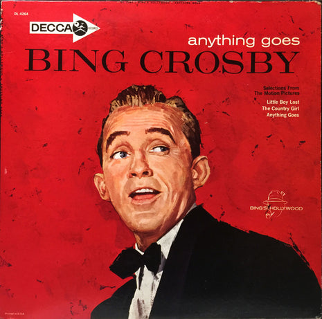 Bing Crosby : Anything Goes (LP, Album, Mono, Pin)