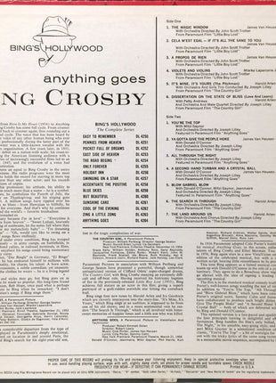 Bing Crosby : Anything Goes (LP, Album, Mono, Pin)