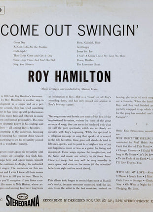 Roy Hamilton (5) : Come Out Swingin' (LP, Album)