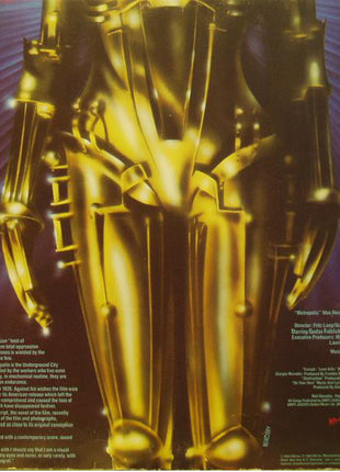 Various : Metropolis (Original Motion Picture Soundtrack) (LP, Album, Gat)
