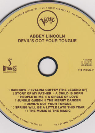 Abbey Lincoln : Devil's Got Your Tongue (CD, Album)